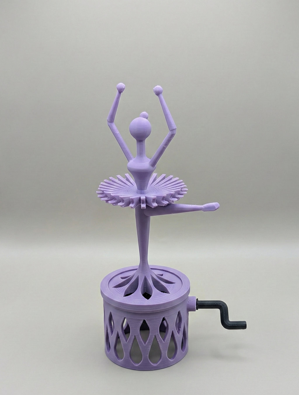 Spinning Ballerina Figurine - Lilac