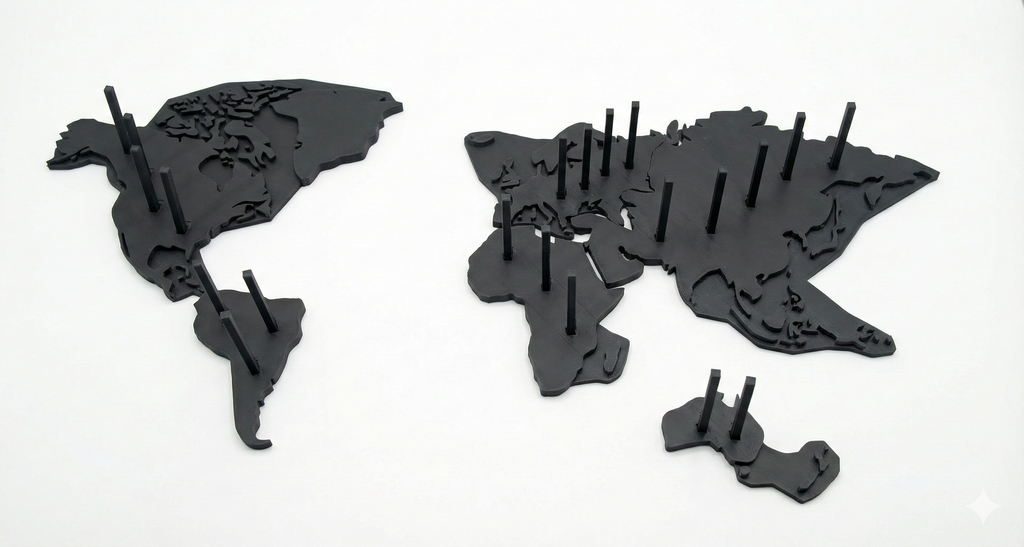 World Map Hangers - Total Collection
