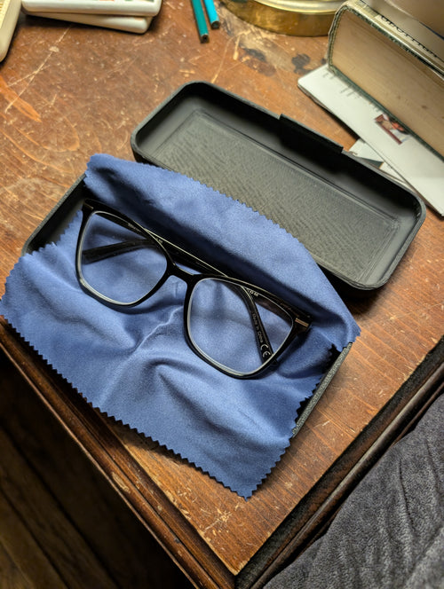 Art Deco Geometric Hard-Shell Glasses Case