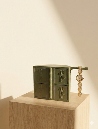 Motif Jewelry Organizer - Bamboo